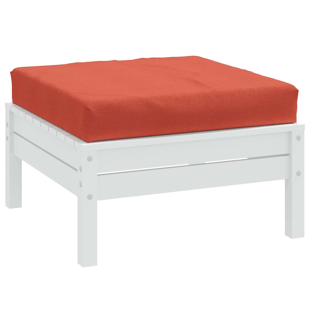 VidaXL pallepude 60x60x9,5 cm stof blandet rød