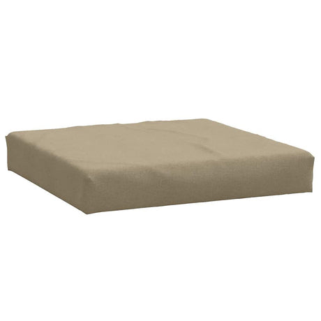 VidaXL pallepude 60x60x9,5 cm stof meleret taupe