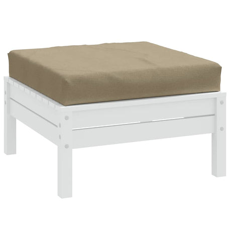 VidaXL pallepude 60x60x9,5 cm stof meleret taupe