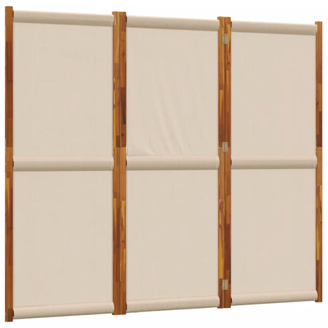 Vidaxl kamerscherm met 3 panelen 210x180 cm taupe