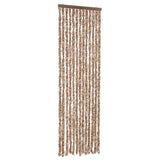 Vidaxx fluegardin 56x185 cm chenillebeige og mørkebrun