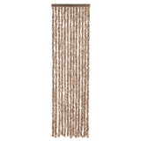 Vidaxx fluegardin 56x185 cm chenillebeige og mørkebrun