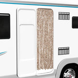 Vidaxx fluegardin 56x185 cm chenillebeige og mørkebrun