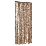 Vidaxx fluegardin 90x200 cm chenillebeige og mørkebrun