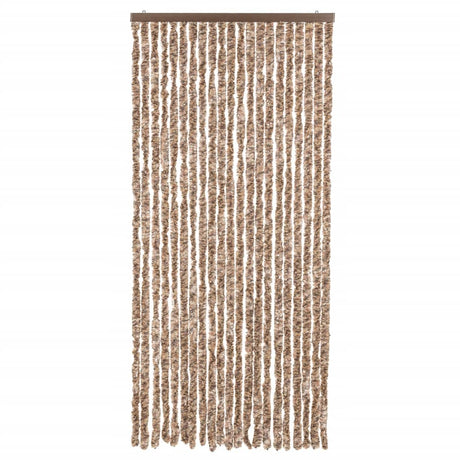 Vidaxx fluegardin 90x200 cm chenillebeige og mørkebrun