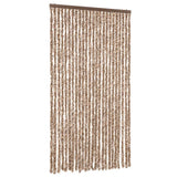 Vidaxx fluegardin 100x200 cm chenillebeige og mørkebrun