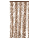 Vidaxx fluegardin 100x200 cm chenillebeige og mørkebrun