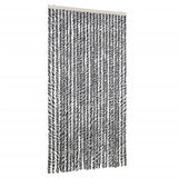 Vidaxx fluegardin 100x200 cm chenillegrå og sort/hvid