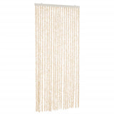 Vidaxx fluegardin 90x200 cm chenille beige og hvid