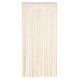 Vidaxx fluegardin 90x200 cm chenille beige og hvid