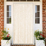 Vidaxx fluegardin 100x200 cm chenille beige og hvid