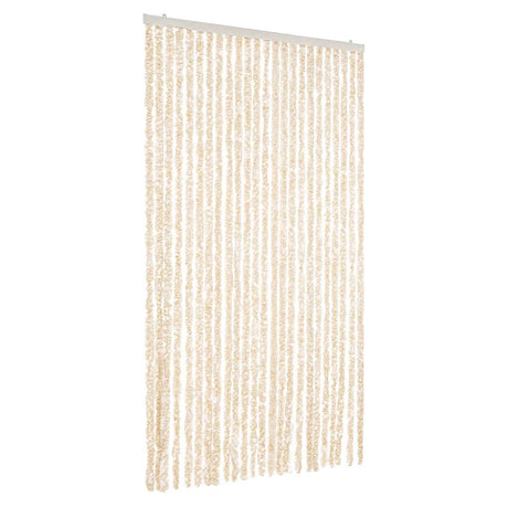 Vidaxx fluegardin 100x230 cm chenille beige og hvid