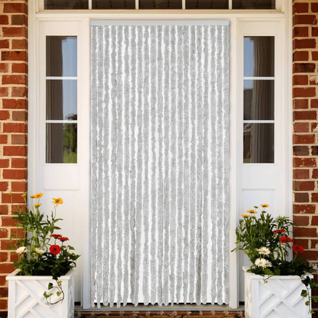 Vidaxx fluegardin 90x200 cm chenillegrå