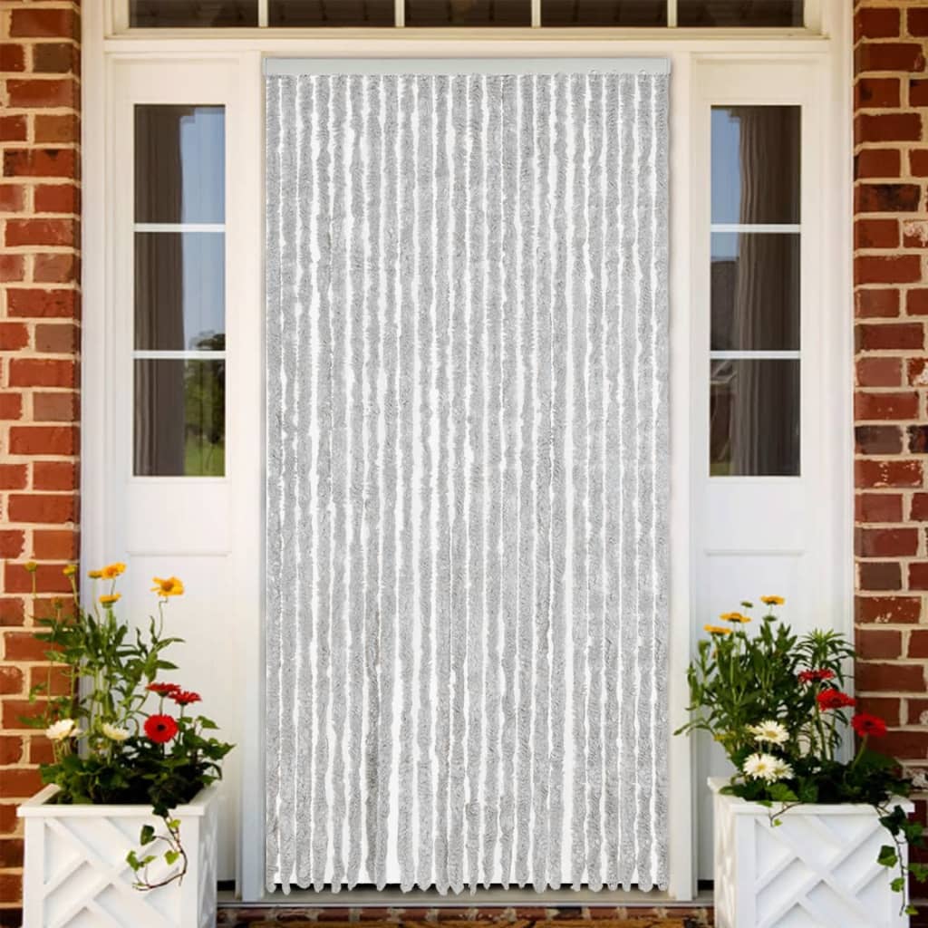 Vidaxx fluegardin 100x200 cm chenillegrå