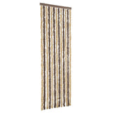 Vidaxx fluegardin 56x200 cm chenille mørkebrun og beige