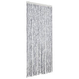 Vidaxx fluegardin 100x200 cm chenille hvid og grå