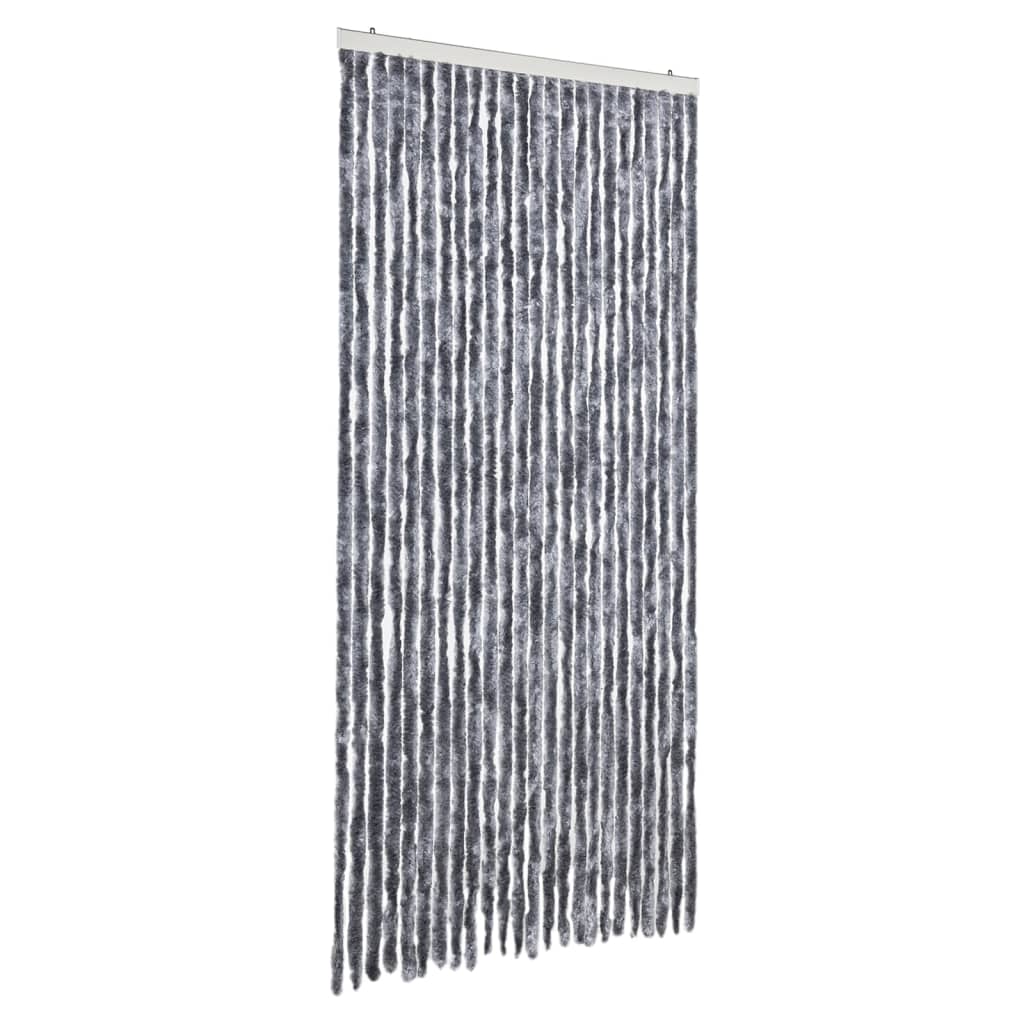 Vidaxx fluegardin 100x200 cm chenille sølv