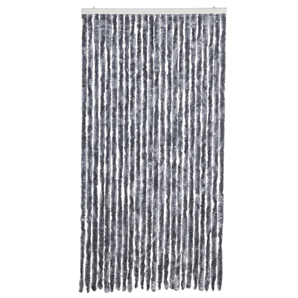 Vidaxx fluegardin 100x200 cm chenille sølv