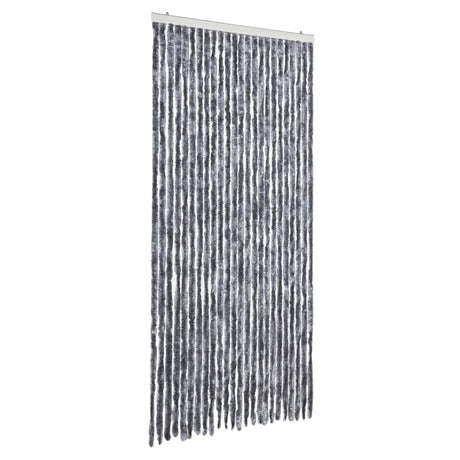 Vidaxx fluegardin 100x230 cm chenille sølv