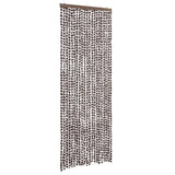 Vidaxx fluegardin 90x200 cm chenille brun og hvid
