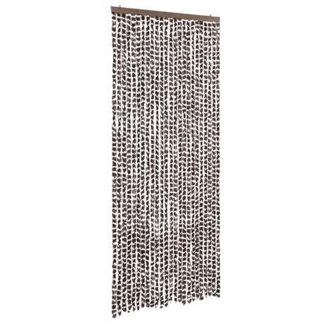 Vidaxx fluegardin 100x200 cm chenille brun og hvid