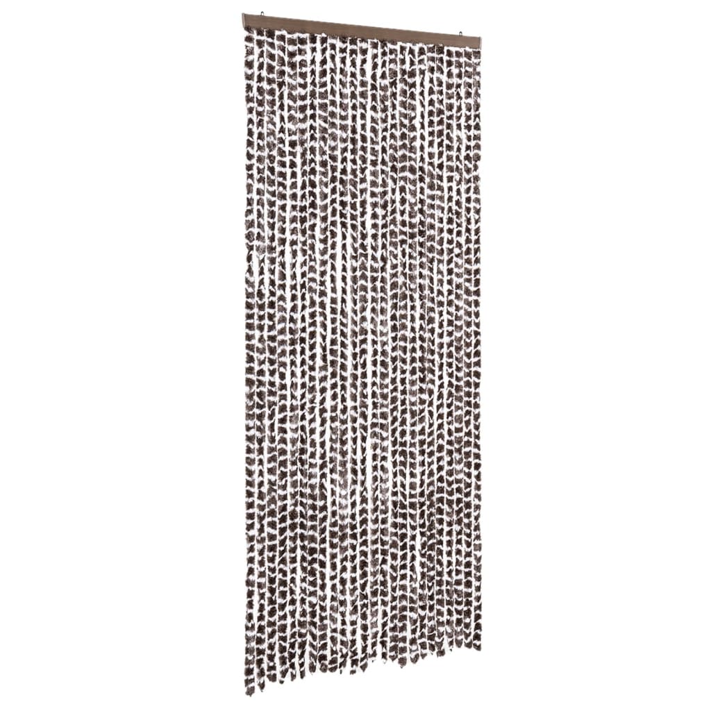 Vidaxx fluegardin 100x200 cm chenille brun og hvid