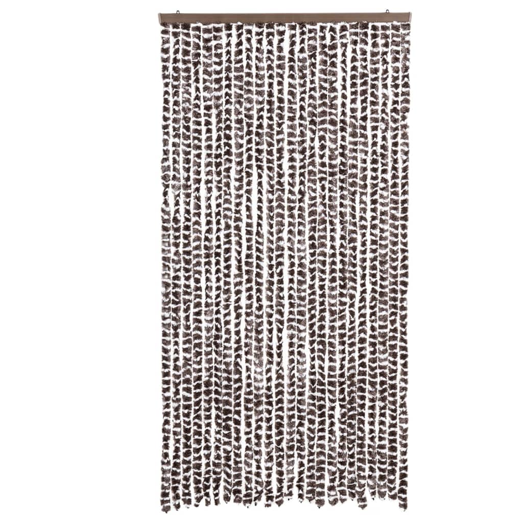 Vidaxx fluegardin 100x200 cm chenille brun og hvid