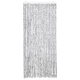Vidaxx fluegardin 90x200 cm chenille lysegrå og mørkegrå