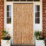 Vidaxx fluegardin 100x200 cm chenille okker og hvid