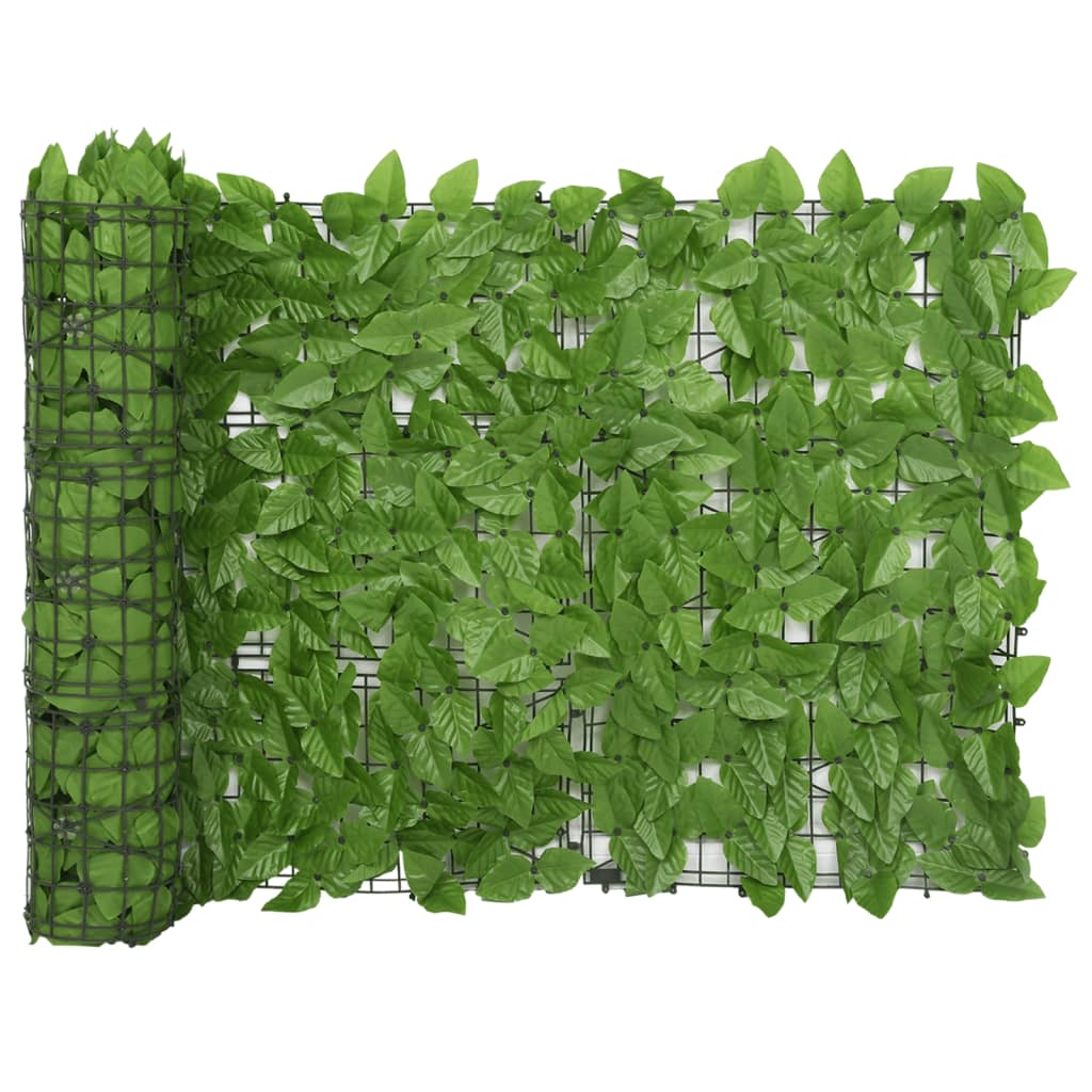Vidaxxl altanskærm med grønne blade 600x75 cm