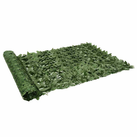 Vidaxxl altanskærm med mørkegrønne blade 300x150 cm