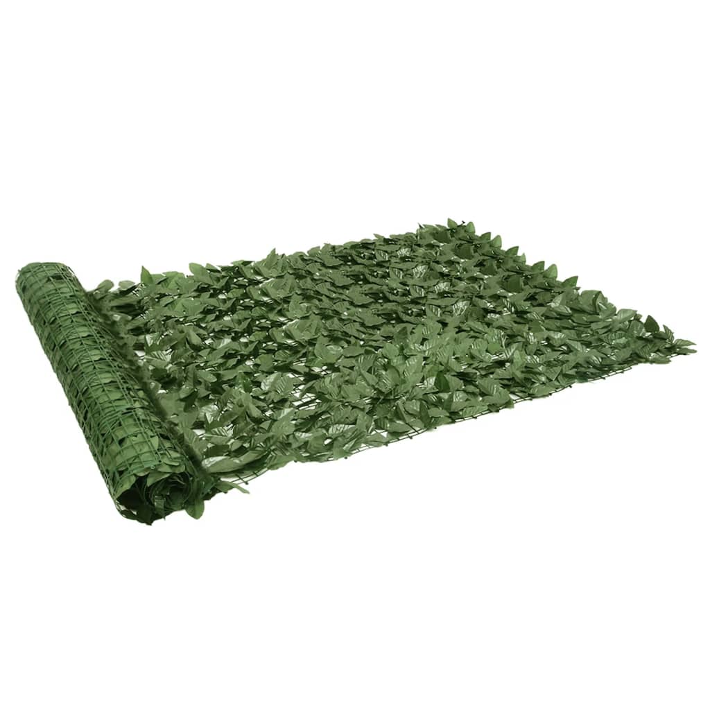 Vidaxxl altanskærm med mørkegrønne blade 300x150 cm