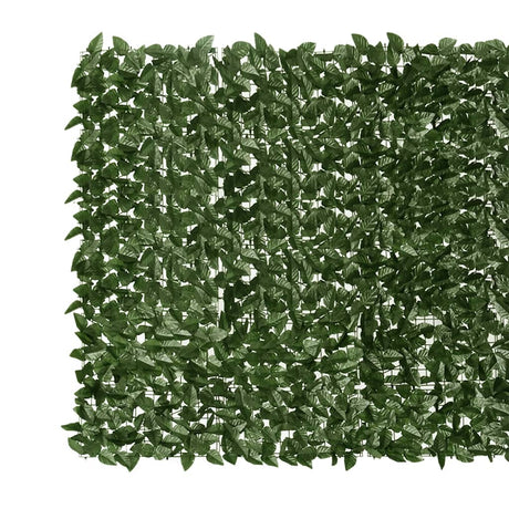 Vidaxxl altanskærm med mørkegrønne blade 300x150 cm