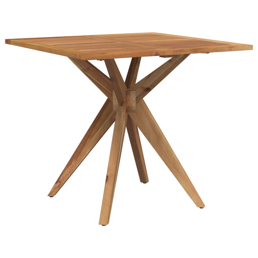 Vidaxl tuintafel vierkant 85x85x75 cm massief acaciahout