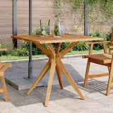 Vidaxl tuintafel vierkant 85x85x75 cm massief acaciahout