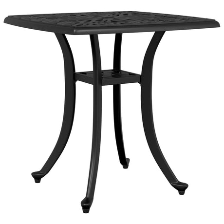 Vidaxl tuintafel 53x53x53 cm gietaluminium zwart
