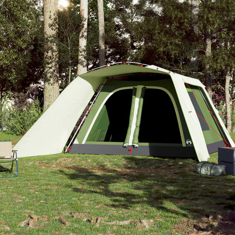Vidaxx familietelt med fortelt 9-personers quick release green