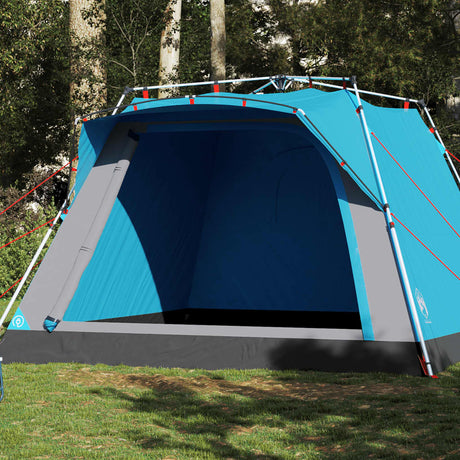 Vidaxl campingtelt 4-personers quick release blå