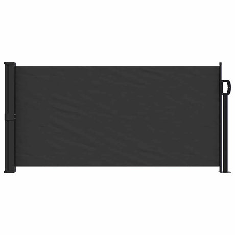 Vidaxx udtrækbar vindskærm 100x300 cm sort