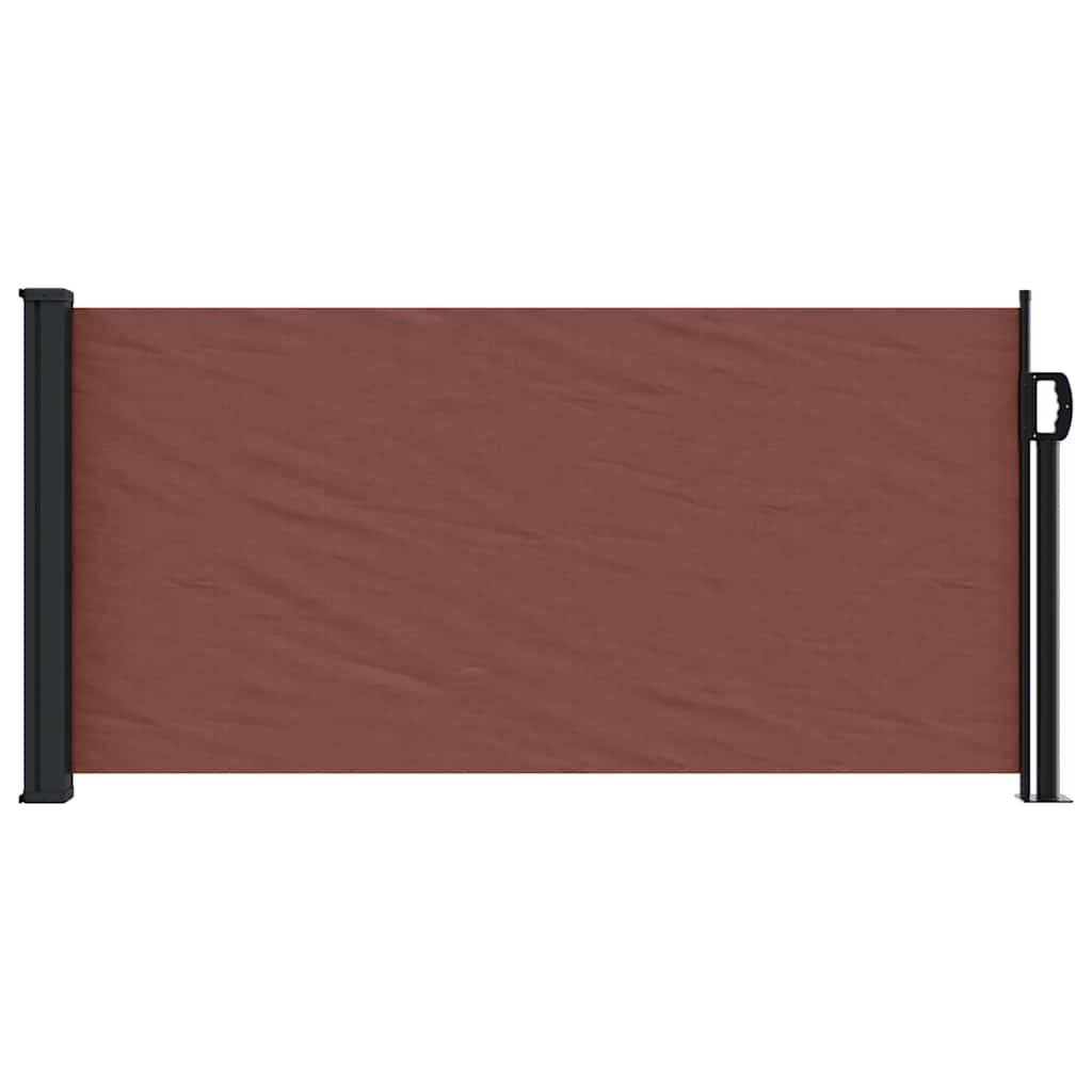 Vidaxx udtrækbar vindskærm 100x300 cm brun