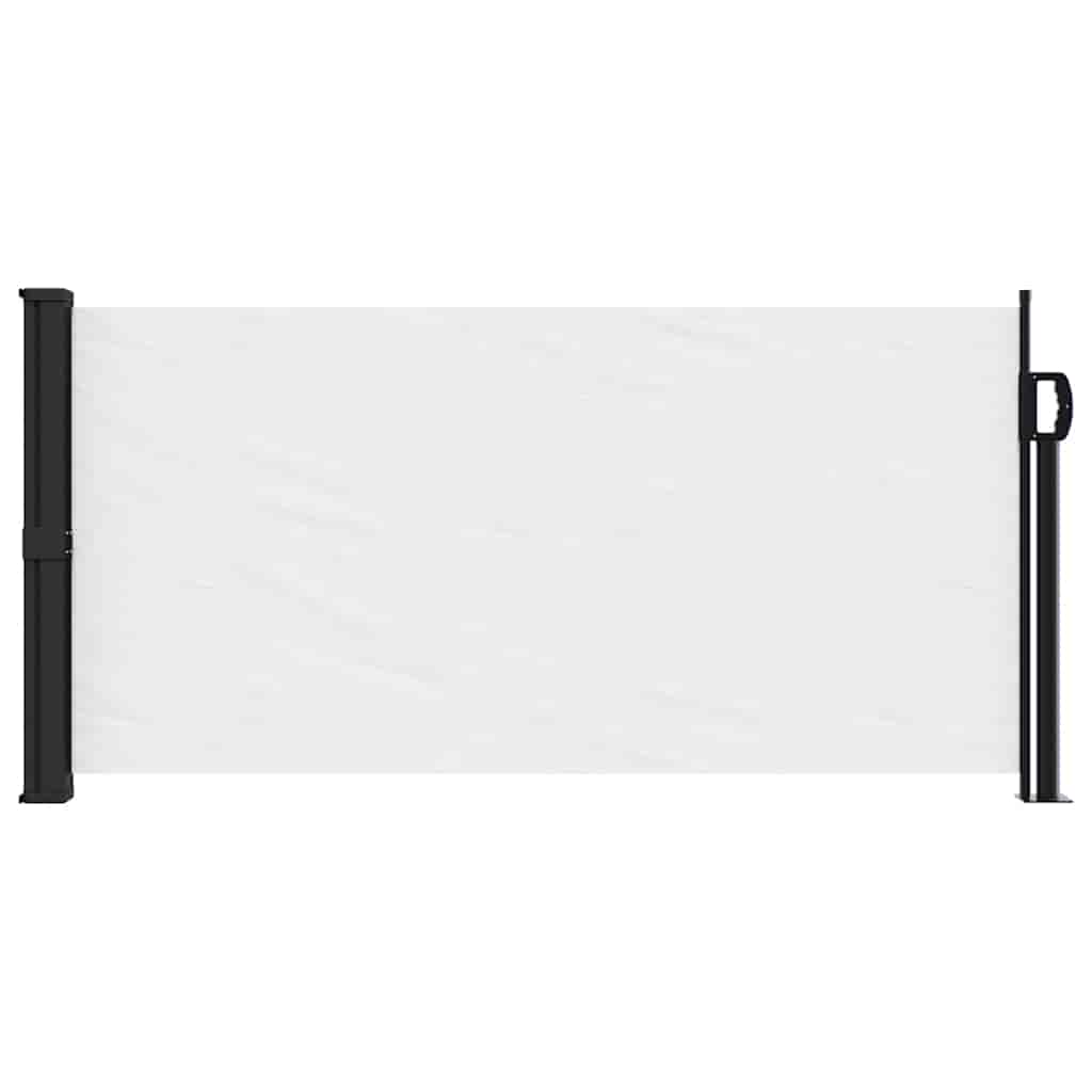 Vidaxx udtrækbar vindskærm 100x300 cm hvid