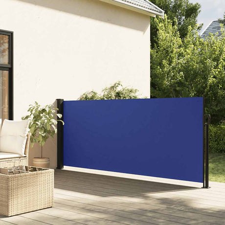 Vidaxx udtrækbar vindskærm 117x300 cm blå