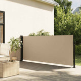 Vidaxx udtrækbar vindskærm 117x300 cm beige