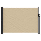 Vidaxx udtrækbar vindskærm 140x300 cm beige