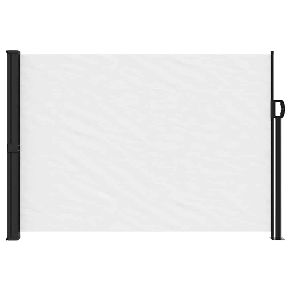 Vidaxx udtrækbar vindskærm 140x300 cm hvid