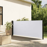 Vidaxx udtrækbar vindskærm 140x300 cm hvid