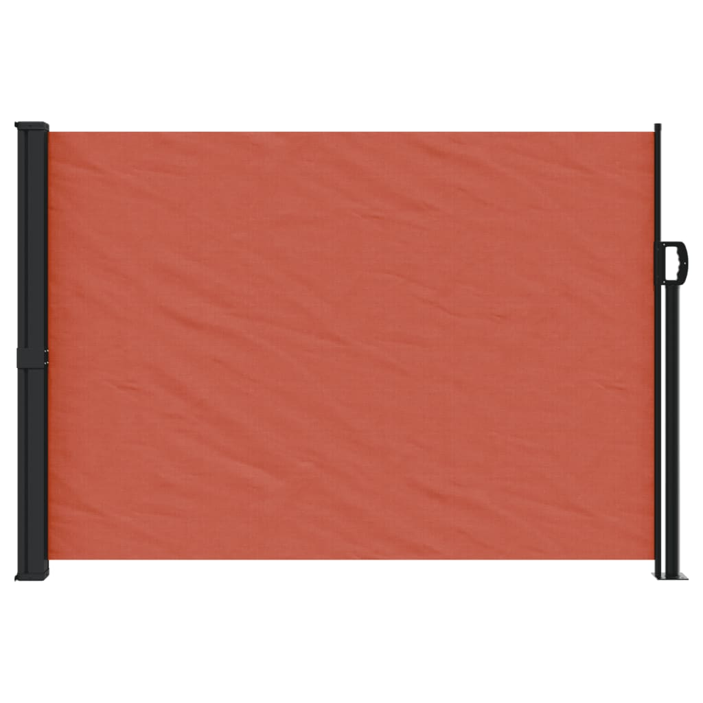 Vidaxx udtrækbar vindskærm 140x300 cm terracotta