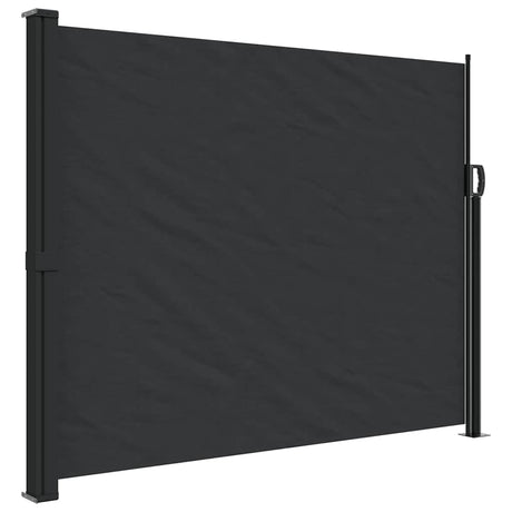Vidaxx udtrækbar vindskærm 160x300 cm sort