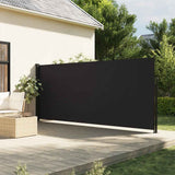 Vidaxx udtrækbar vindskærm 160x300 cm sort