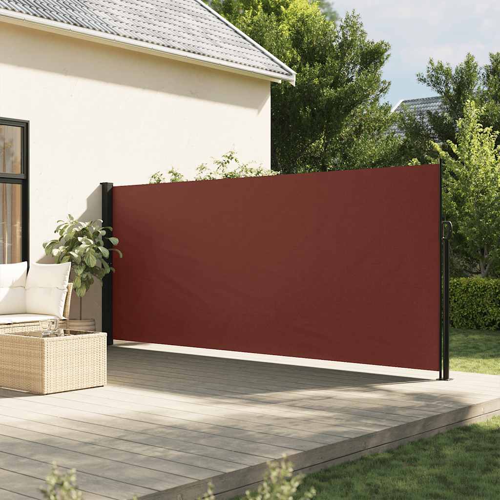 Vidaxx extendable wind screen 160x300 cm brown